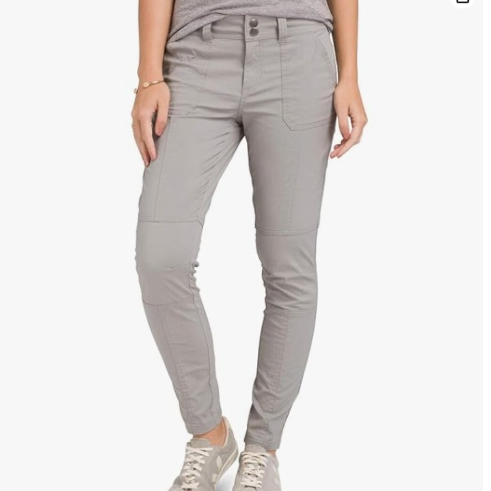 prAna Essex Pant - Women’s Size 4 - Shark Grey Organic Cotton NWT